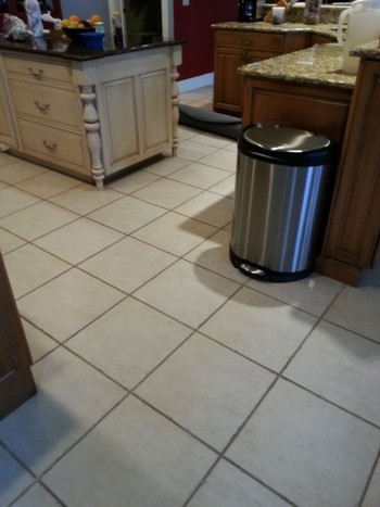 Before and After Tile and Grout Cleaning Poquot Setauket, NY