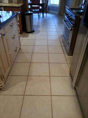 Before and After Tile and Grout Cleaning Poquot Setauket, NY