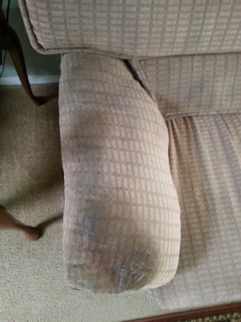 Before Upholstery Cleaning in Yaphank, NY